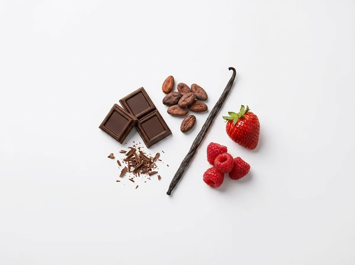 Key ingredients in areté Chocolate